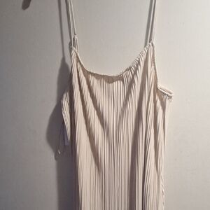 Time and Tru Cream Maxi Dress